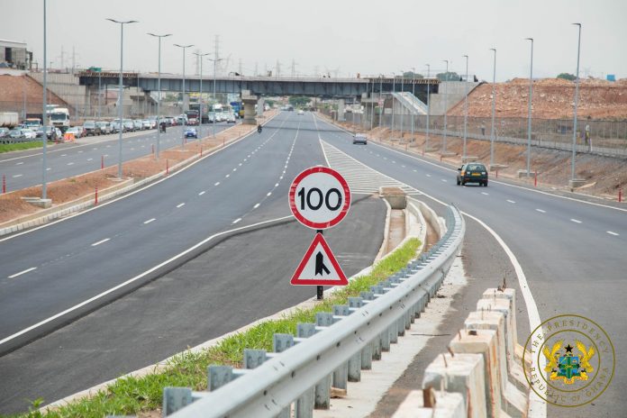 Pictures: President Akufo-Addo commissioned phase one of the Tema Interchange Project