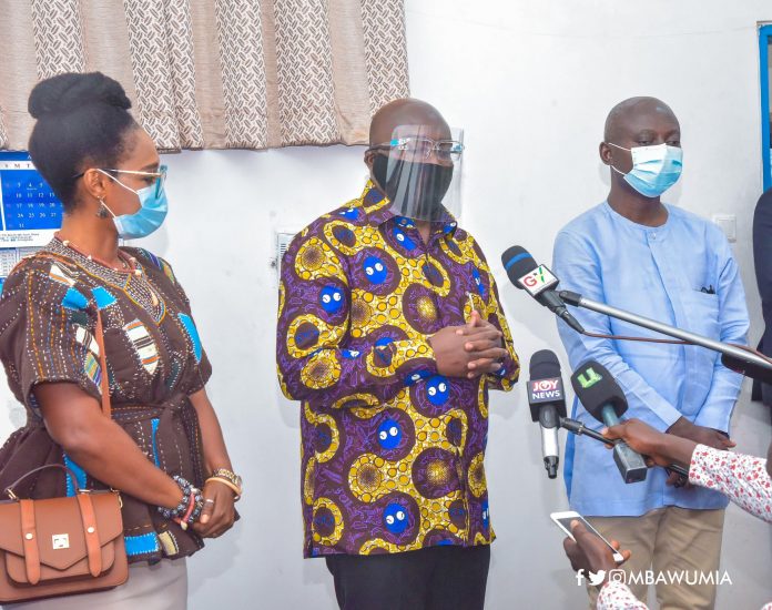 Vice President Dr Bawumia visits the Rent Control Department, government to digitize the operations