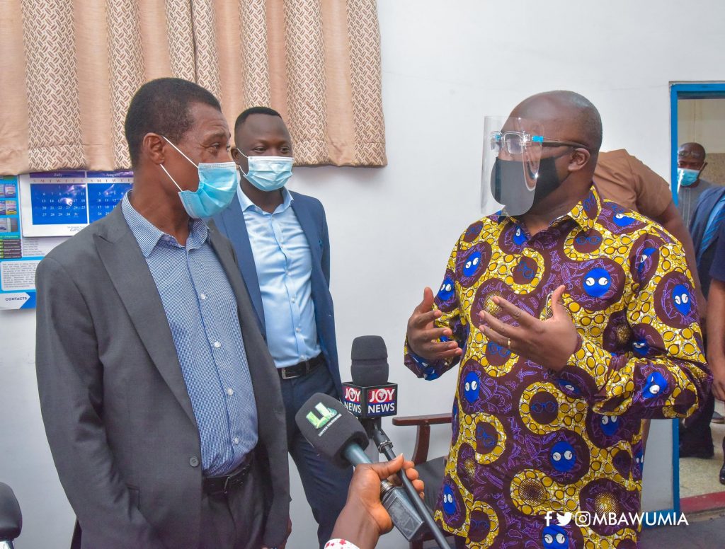 Vice President Dr Bawumia visits the Rent Control Department, government to digitize the operations