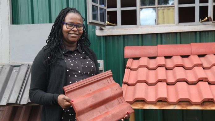 Kenyan scientist uses throw-away plastics to build homes