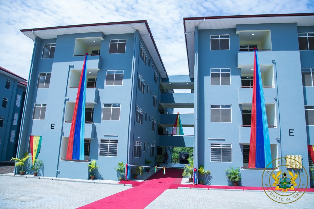 Prez. Nana Akufo-Addo commissioned the 'New Douala Barracks' to ease the accommodation challenges of the Armed Forces 