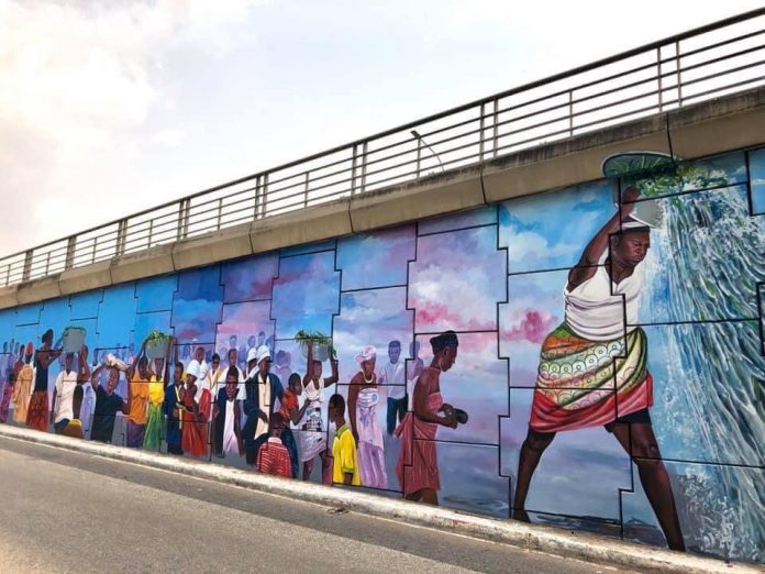 Pictures: Beautiful graffiti artwork in the heart of Accra