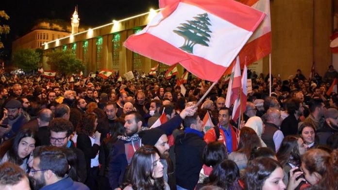 Thousands protest against crackdown in Lebanon's capital