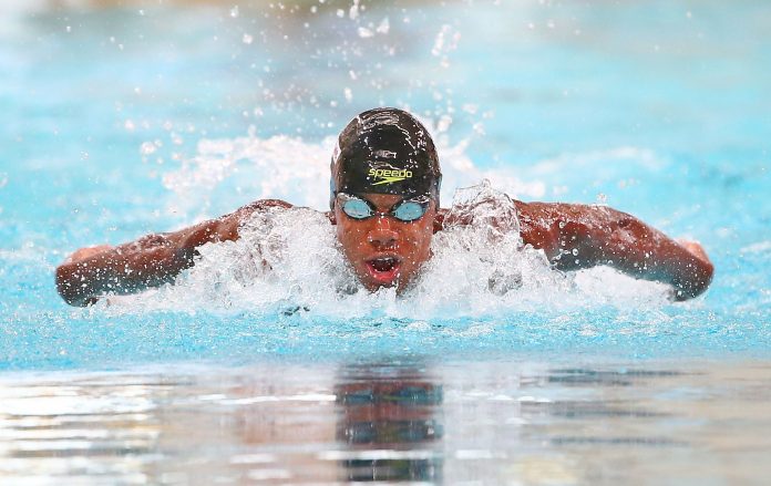 New record: Abeiku Jackson won a gold medal for ghana in swimming