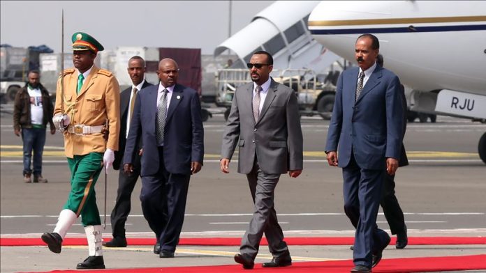 Eritrean leader arrives in Ethiopia to boost ties